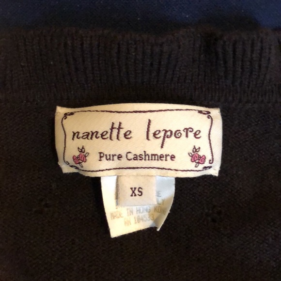 Nanette Lenore brown cashmere sweater - Picture 4 of 4